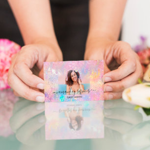 Cartão De Visita Foto do logotipo do código QR do Drip Compro Bouti