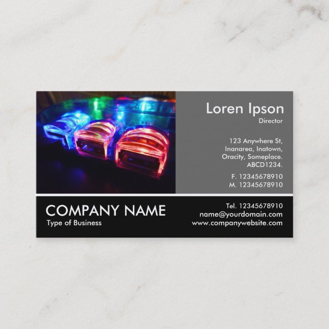 Cartão De Visita Foto Fotografada - Cinza 60pc - Hub USB II Legal (Frente)