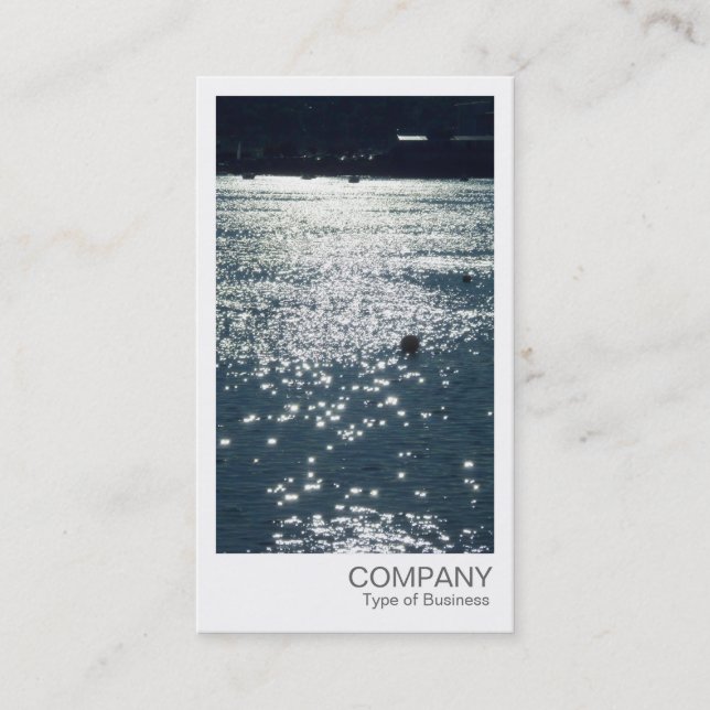 Cartão De Visita Foto imediata - baía de Cardiff (Frente)