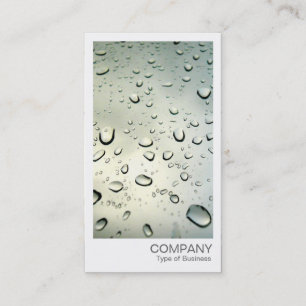 Cartão De Visita Foto imediata - chuva em minha janela