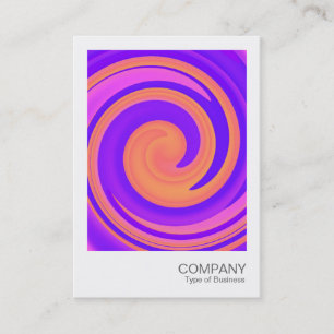 Cartão De Visita Foto instantânea - Abstrato Swirl 250816 - 01c