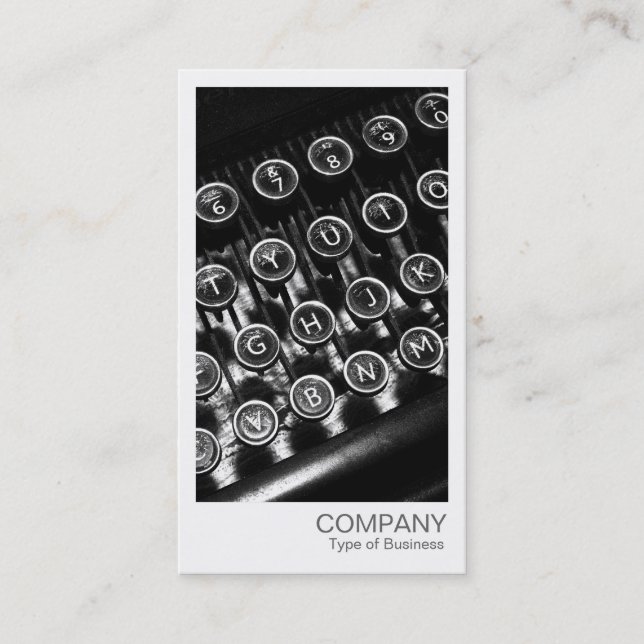 Cartão De Visita Foto Instantânea - Chaves de Máquina de Digitaliza (Frente)