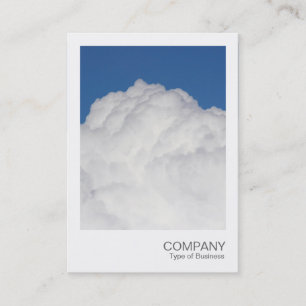 Cartão De Visita Foto instantânea - Nuvem Cumulus