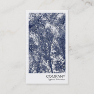 Cartão De Visita Foto instantânea - outono azul