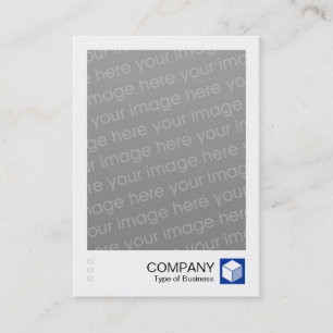 Cartão De Visita Foto instantânea - Painel de logotipo - Marinho
