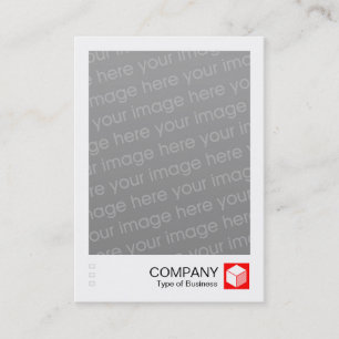 Cartão De Visita Foto instantânea - Painel de logotipos - Vermelho