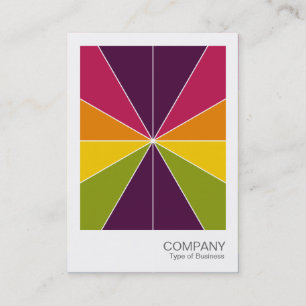 Cartão De Visita Foto instantânea - Segmentos de cor 02