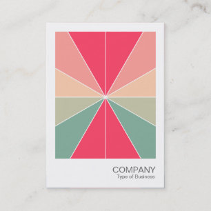 Cartão De Visita Foto instantânea - Segmentos de cor 03