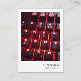 Cartão De Visita Foto Instantânea - Teclado Luminoso