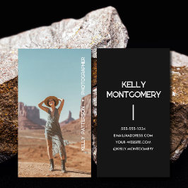 Cartão De Visita Foto minimalista simples