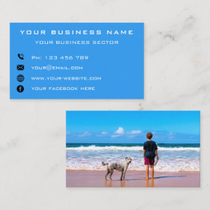 Cartão De Visita Foto personalizada - seu próprio Design - Especia