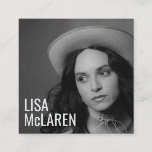 Cartão de visita - Foto profissional e código QR