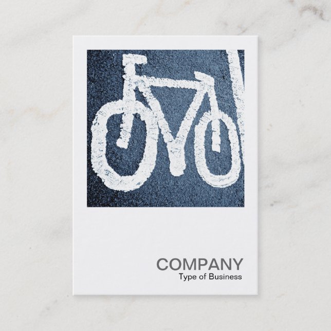 Cartão De Visita Foto Quadrada 011 - Road Bike (Frente)