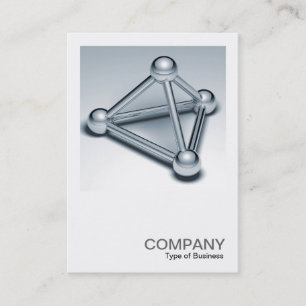 Cartão De Visita Foto quadrada 0314 - Esferas conectadas