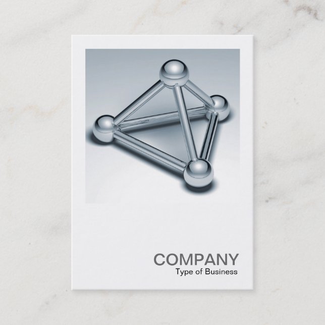 Cartão De Visita Foto quadrada 0314 - Esferas conectadas (Frente)
