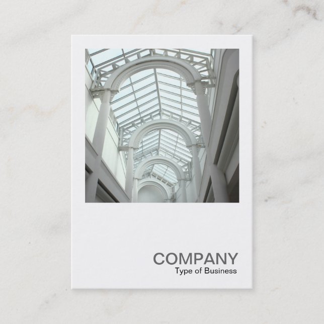 Cartão De Visita Foto quadrada 0401 - Arcade/Mall (Frente)