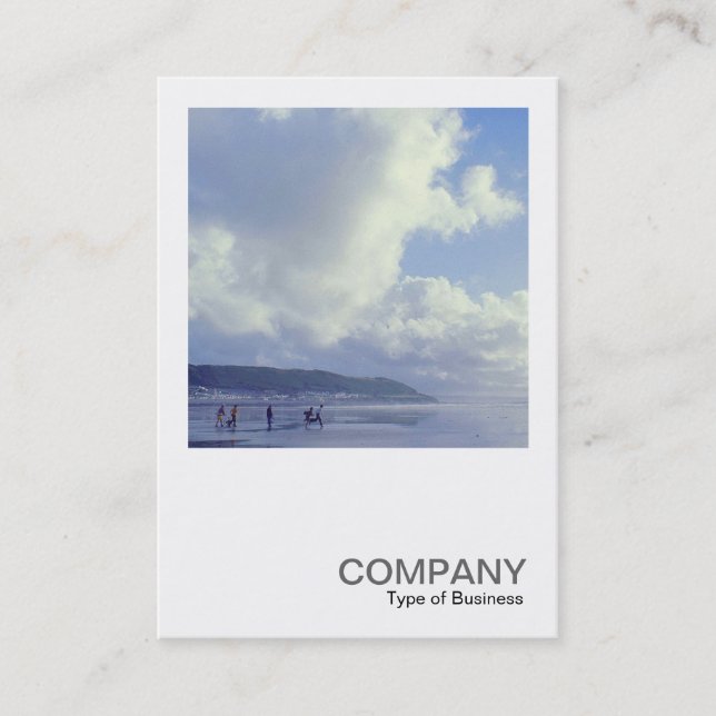 Cartão De Visita Foto Quadrada 0418 - Seaside (Frente)