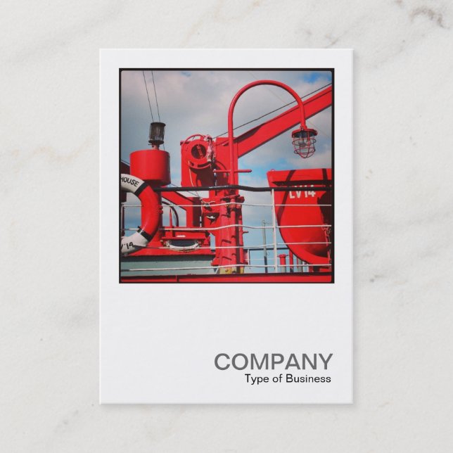 Cartão De Visita Foto quadrada 0443 - Light Ship (Nave leve) (Frente)