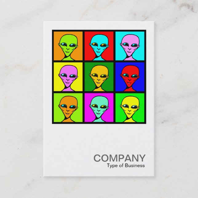 Cartão De Visita Foto quadrada 048 - ET Pop (Frente)