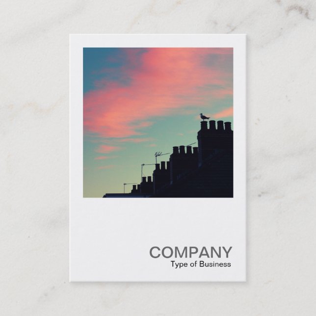 Cartão De Visita Foto Quadrada 0515 - Early Bird (Frente)