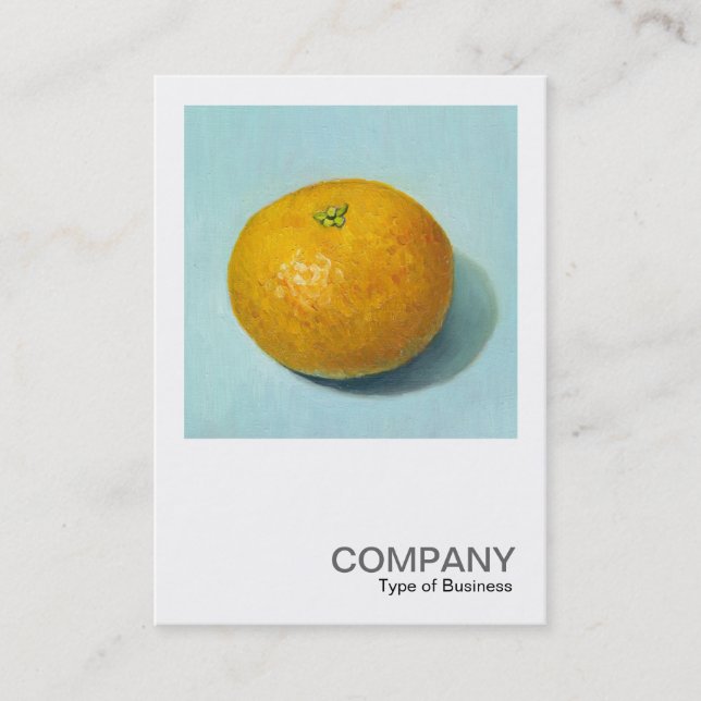 Cartão De Visita Foto Quadrada 054 - Clementine Painting (Pintura d (Frente)