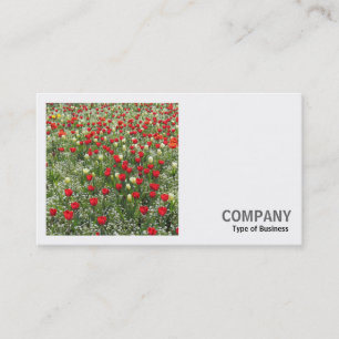Cartão De Visita Foto Quadrada (v2) - Cama de Tulips
