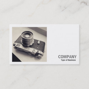 Cartão De Visita Foto Quadrada (v2) - Câmera Rangefinder Russa 02