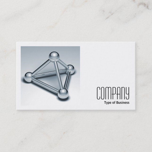 Cartão De Visita Foto Quadrada (v2) - Esferas Conectadas (Frente)