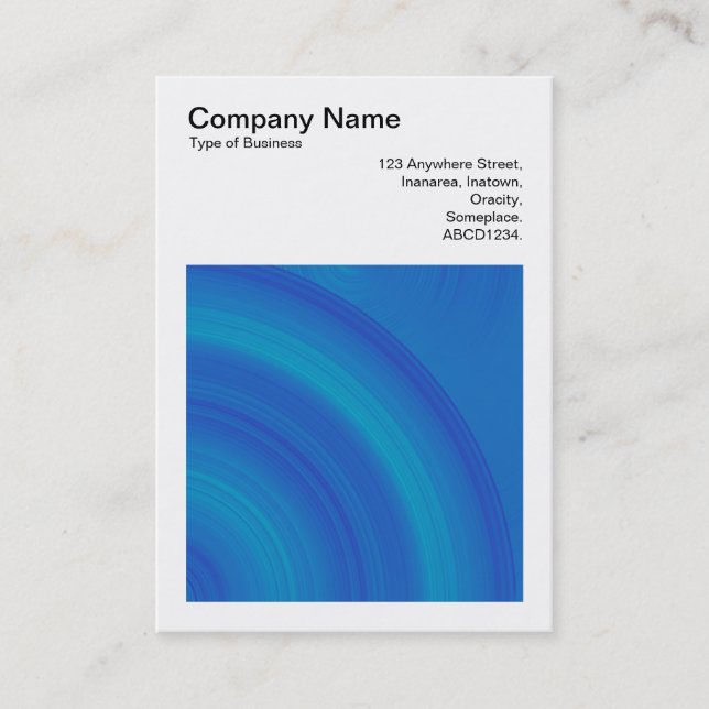 Cartão De Visita Foto Quadrada (v3) - Círculo Abstrato 01 (Frente)