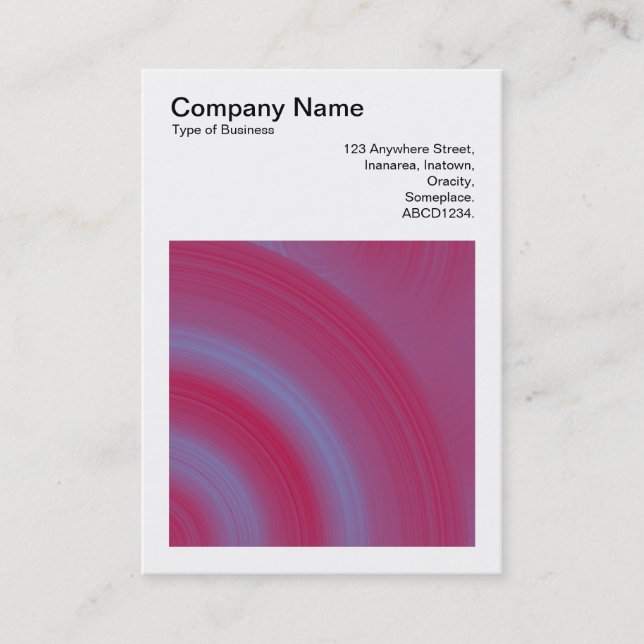 Cartão De Visita Foto Quadrada (v3) - Círculo Abstrato 02 (Frente)