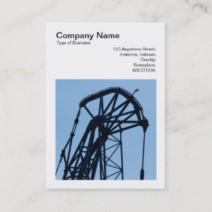 Cartão De Visita Foto quadrada (v3) - Grua de torre (Detalhe)
