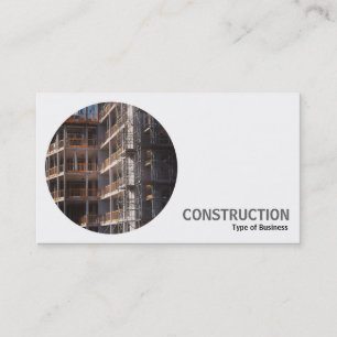 Cartão De Visita Foto redonda - Construção