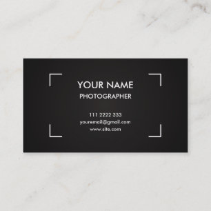 Cartão De Visita Fotografia