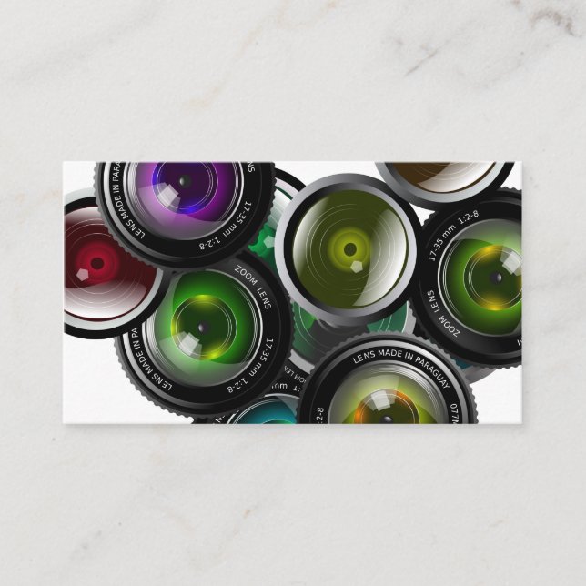 Cartão De Visita Fotografia (Frente)