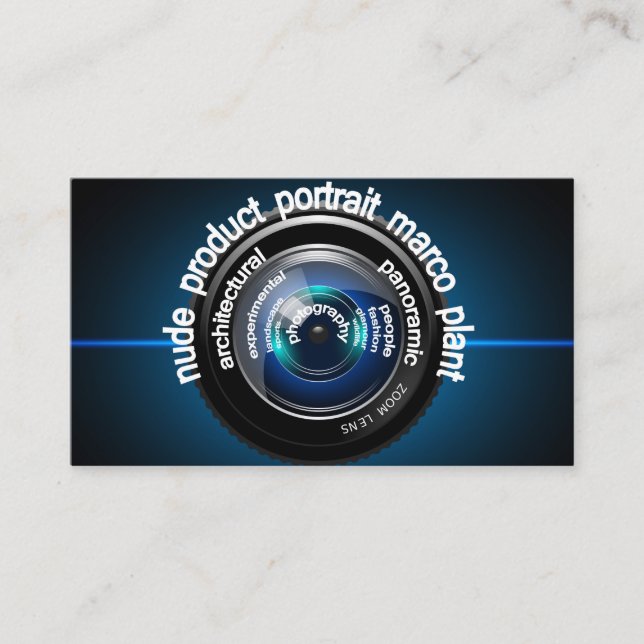 Cartão De Visita Fotografia (Frente)