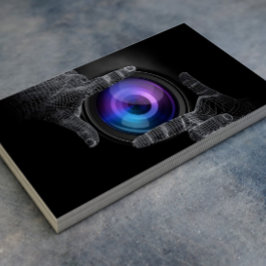 Cartão De Visita Fotografia com Fotografia de Mãos Profissionais
