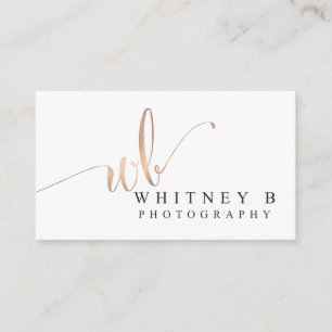 Cartão De Visita Fotografia de Whitney B