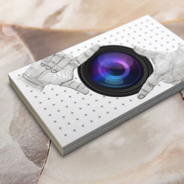 Cartão De Visita Fotografia Diretor Profissional (Criador carregado)