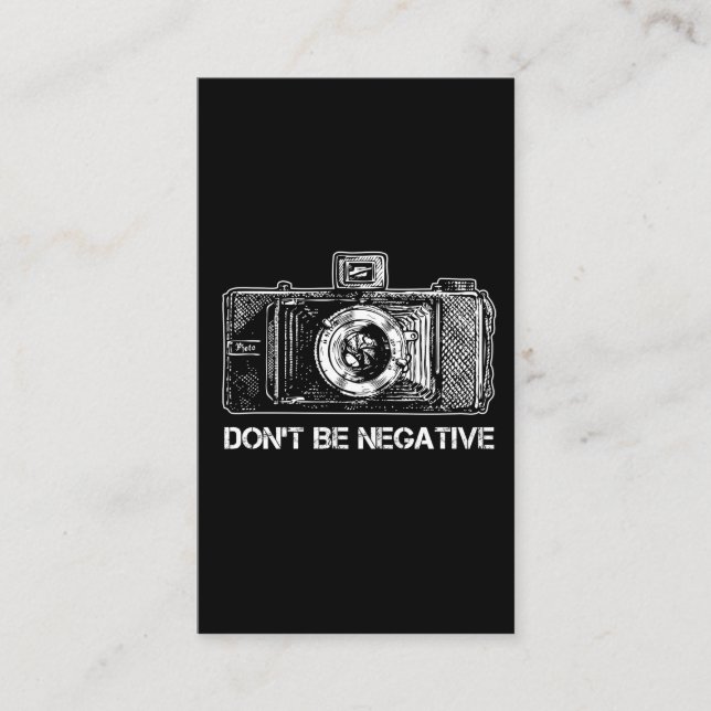 Cartão De Visita Fotografia do cinegrafista fotográfico (Frente)