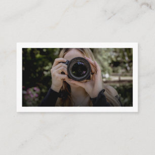 Cartão De Visita Fotografia Fotógrafo Moderno Tendência Fotos Compl