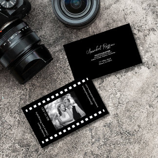 Cartão De Visita Fotografia Moderna Imagem de Fita