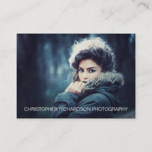 Cartão De Visita Fotografia simples e elegante