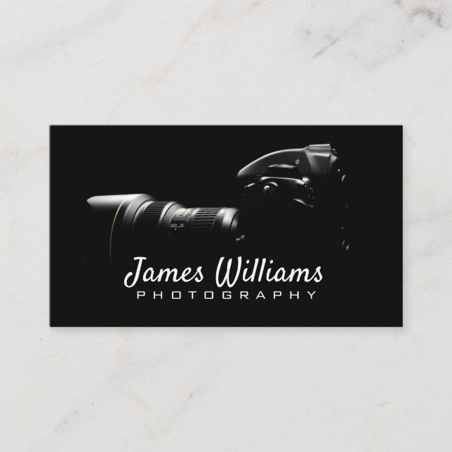 Cartão de visita fotógrafo (Frente)