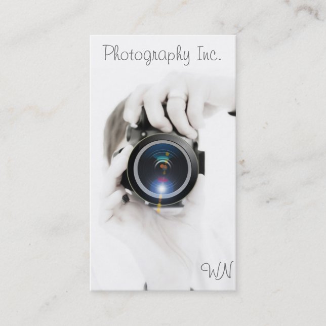 Cartão De Visita Fotógrafo (Frente)