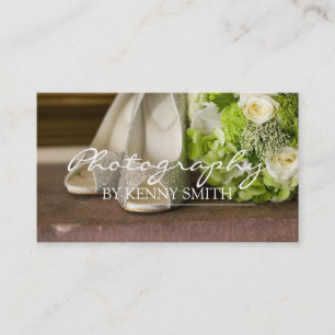 Cartão De Visita Fotógrafo de Casamento Fotografia Câmera Retrato
