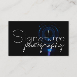 Cartão De Visita Fotógrafo Fotografia Câmera Lente Retrato