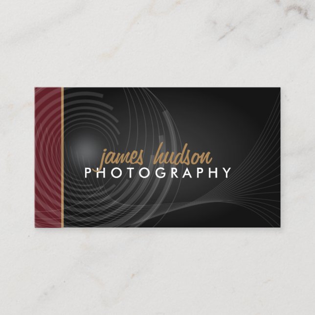 Cartão De Visita Fotógrafo Moderno (Frente)