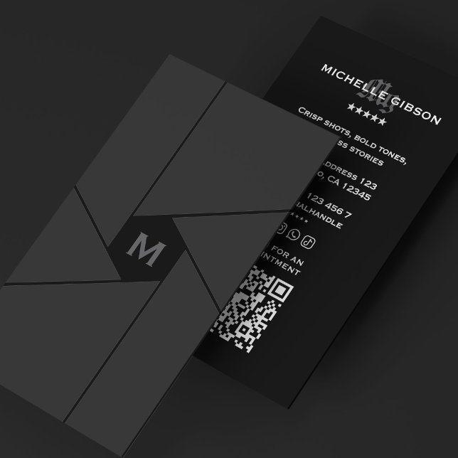 Cartão De Visita Fotógrafo O Shutter Da Câmera Lente Cinzas Escuras (Photographer Camera Shutter Lens Dark Grey Business Card
)