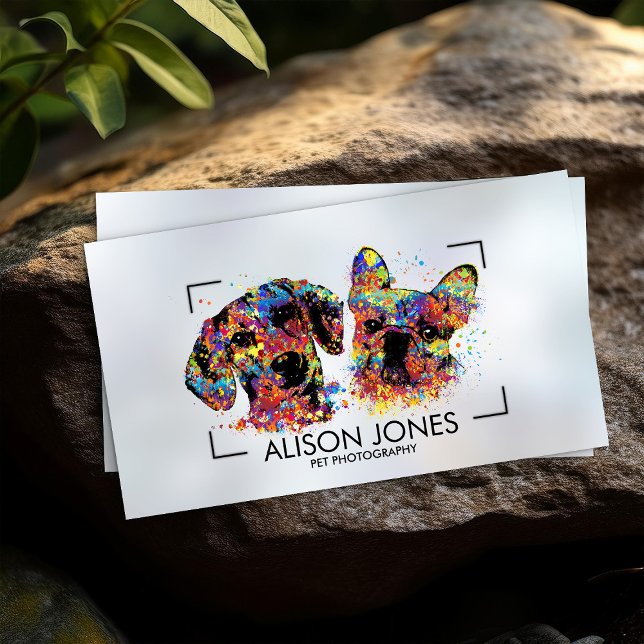 Cartão De Visita Fotógrafo Pet - Fotografia Animal (Criador carregado)