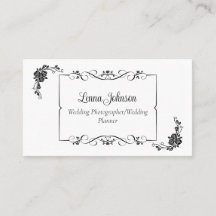 Fotógrafo/Planejador de Casamento Preto e Branco